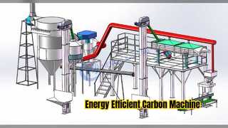 সক্রিয় কার্বন মেশিন শক্তি দক্ষ